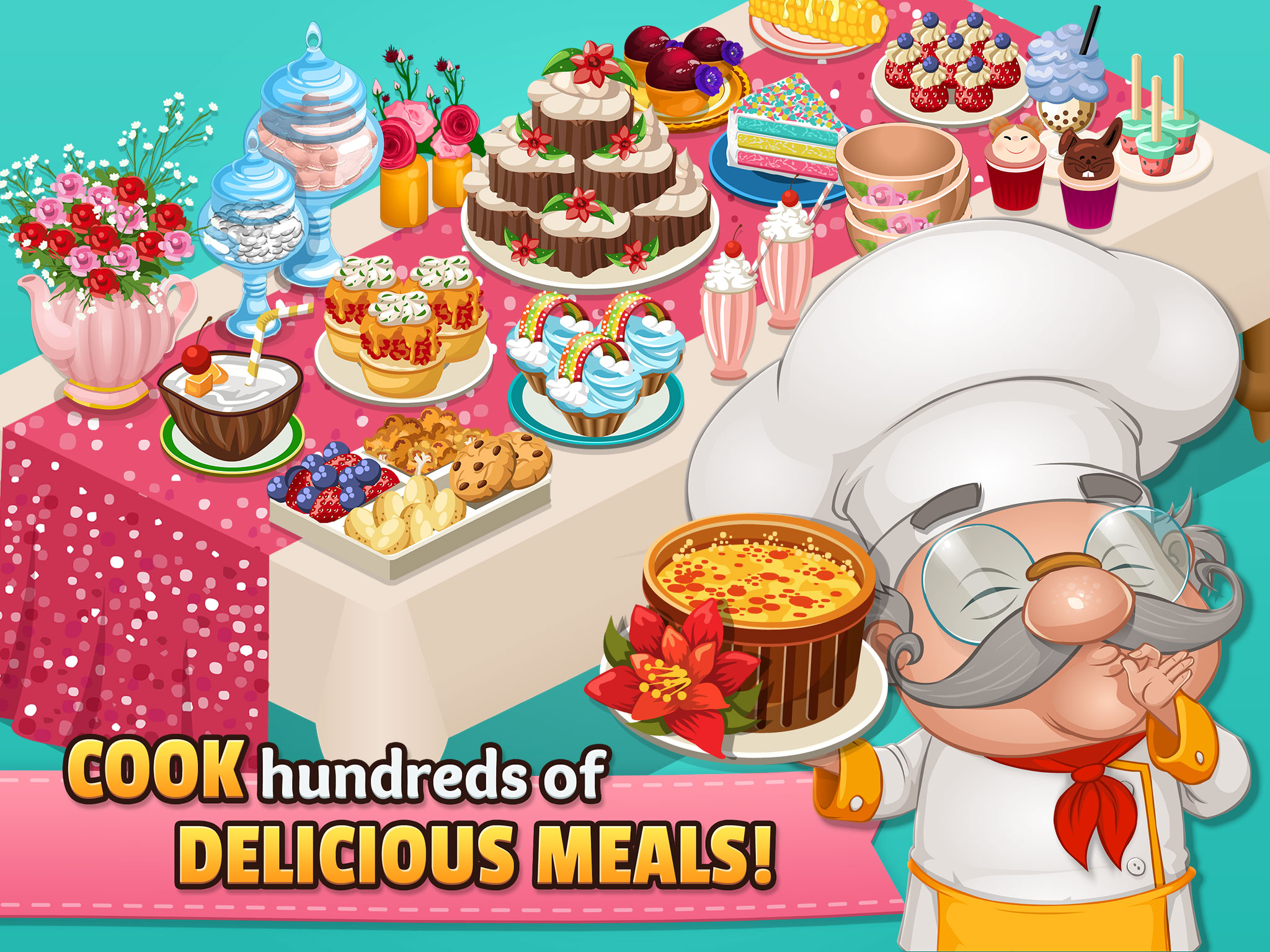 COOK hundreds of DELICIOUS MEALS!