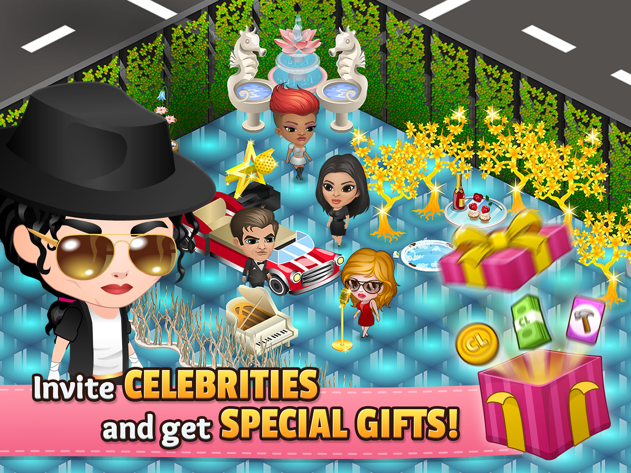 Invite CELEBRITIES and get SPECIAL GIFTS!